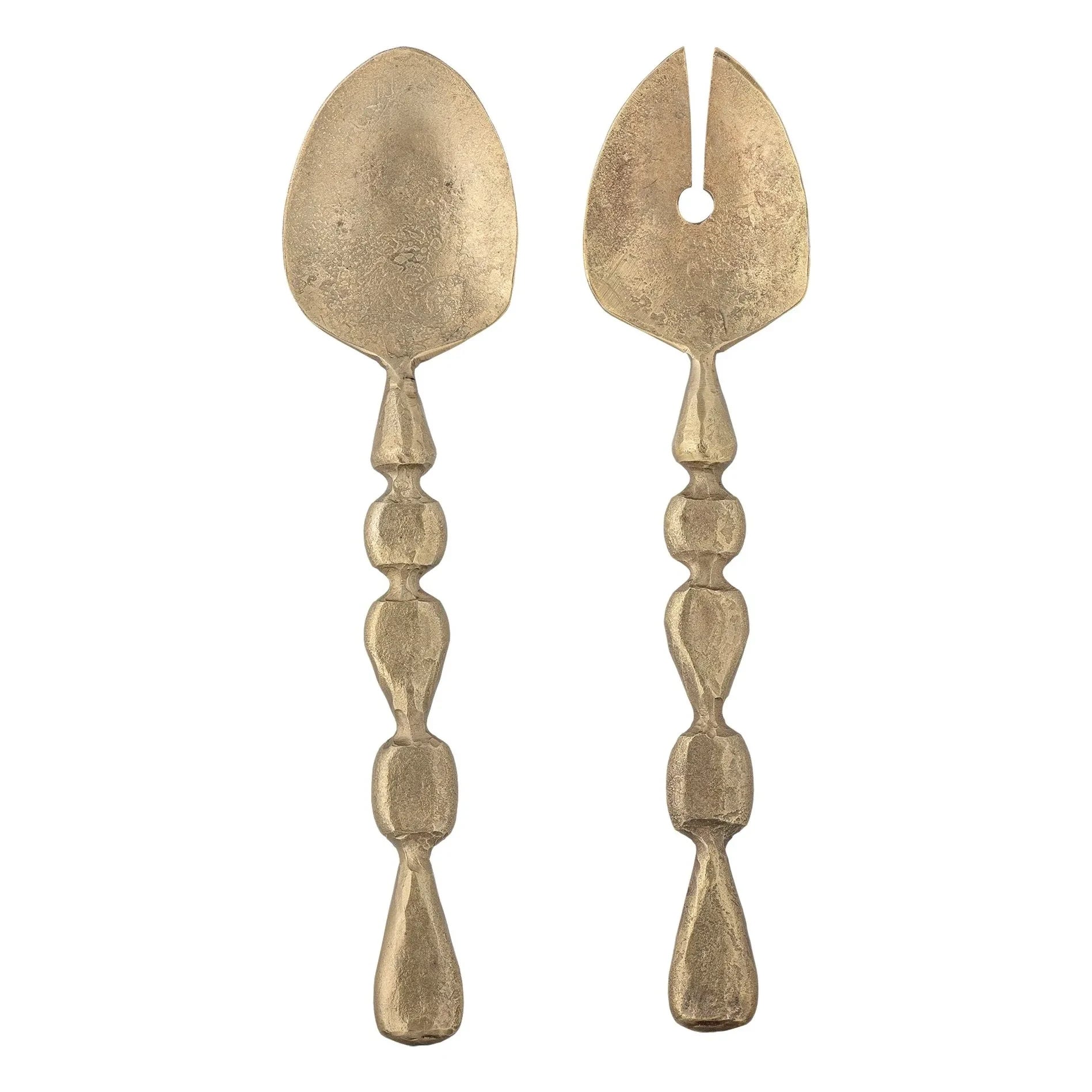 Bloomingville - Edi Salatbesteck-Set - 2-teiliges Set | Messing