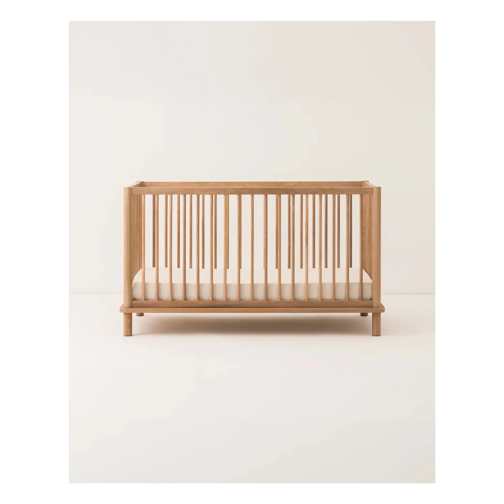 Nobodinoz - Latitude 70x140 umwandelbares Babybett und Juniorbett-Verlängerung | Eiche