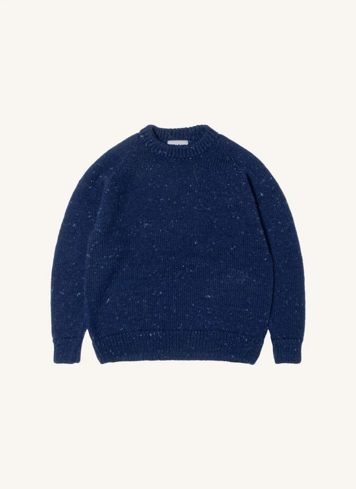 Origin Knitwear - Raglan Großer Strickpullover | Dunkelblau