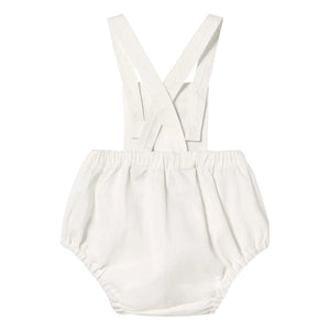 Tinycottons - Kirsch-Twill-Overall | Weiß