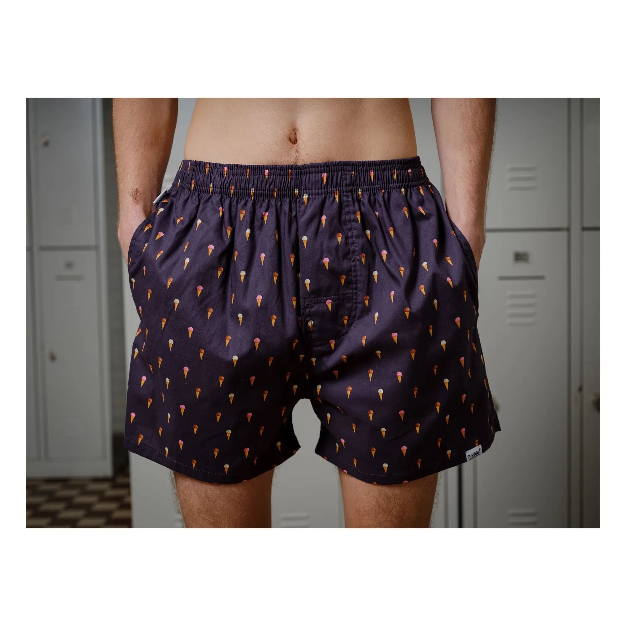 Pockies - Icecream Boxers | Marineblau