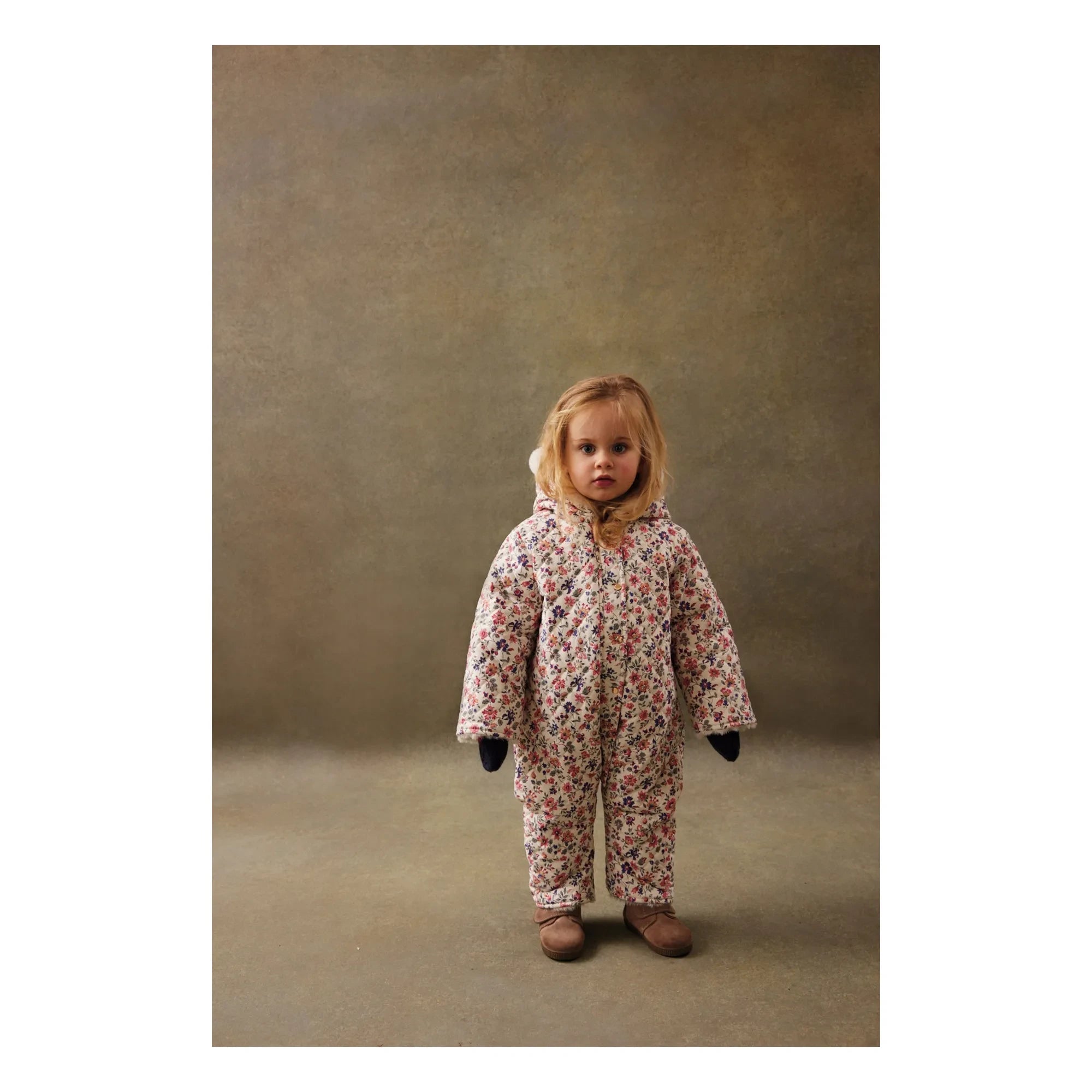 Louise Misha - Pilote Kirina Blumenmuster | Creme