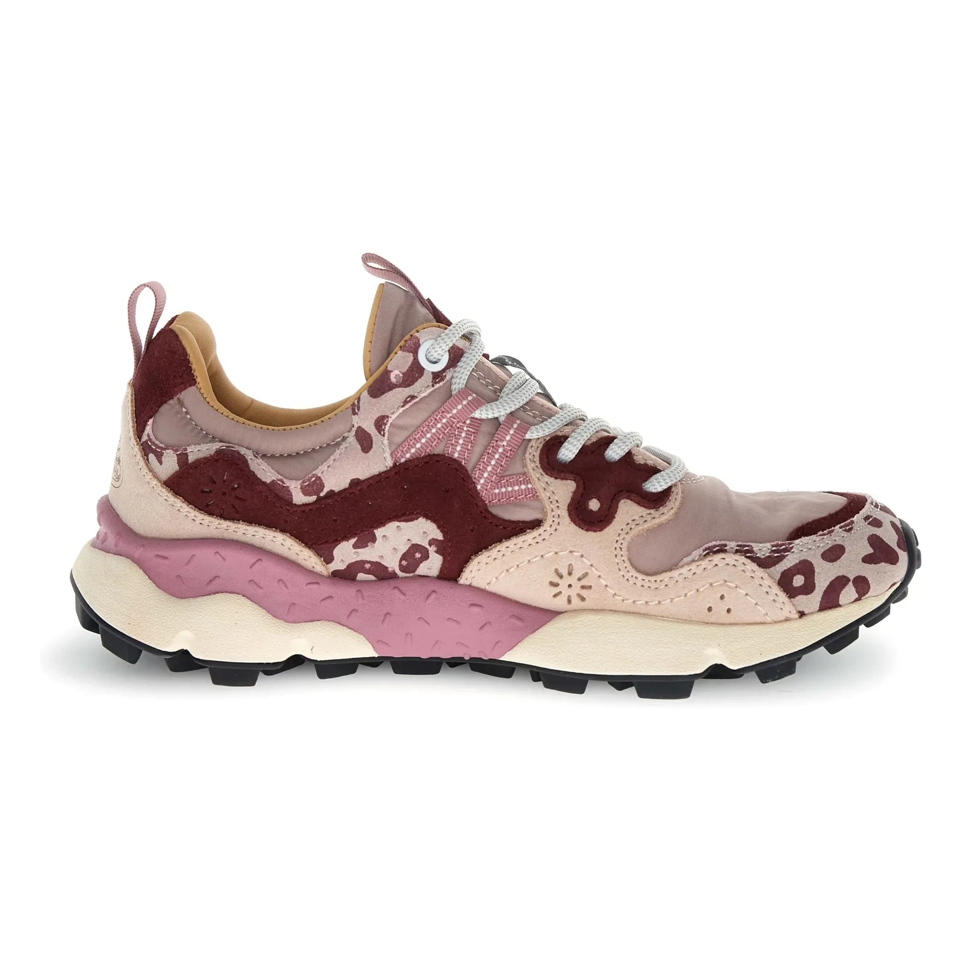 Flower Mountain - Yamano 3 İnek Kadife Sneakers | Pembe
