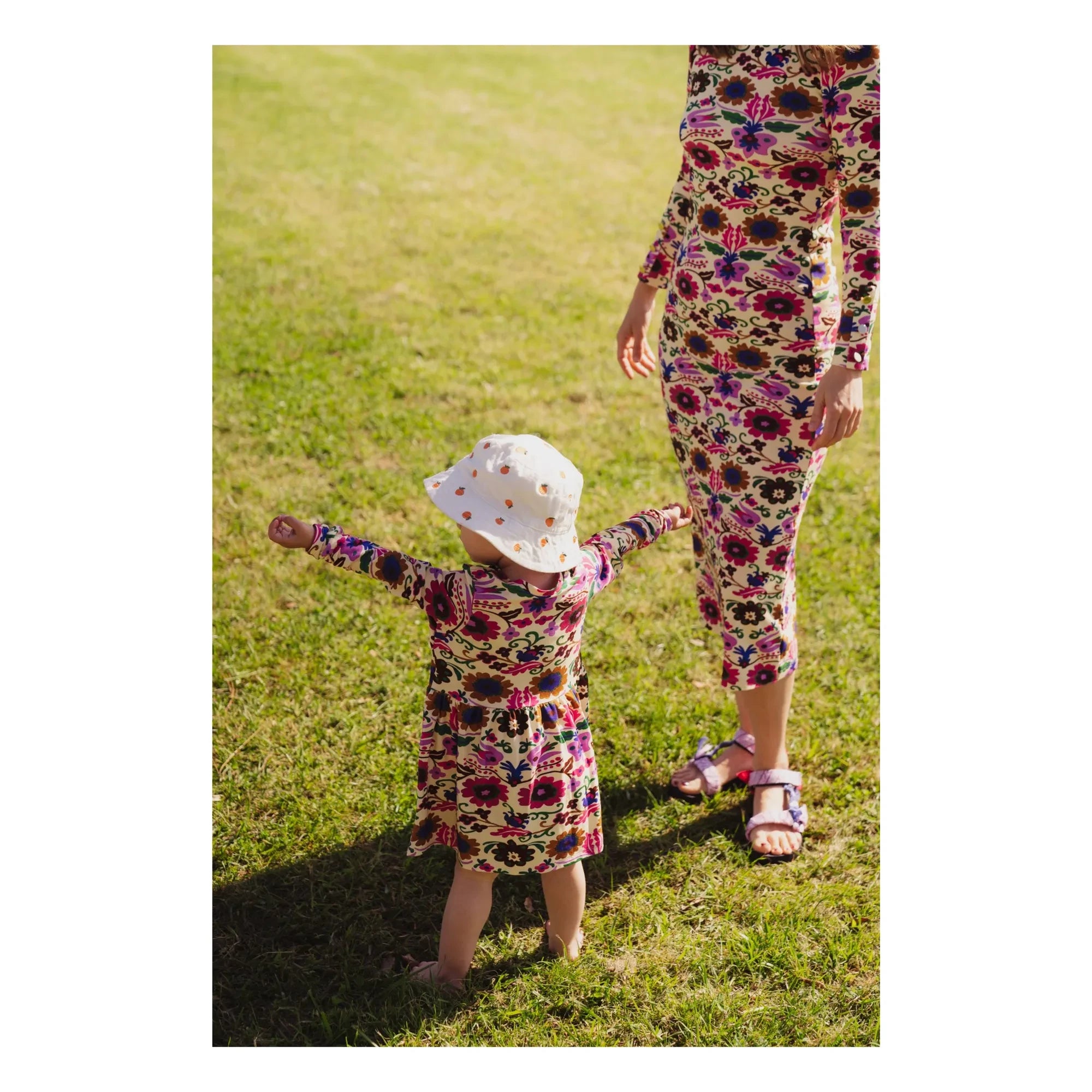Paloma Collection - Mexico Flower Kleid - Kinderkollektion | Lila