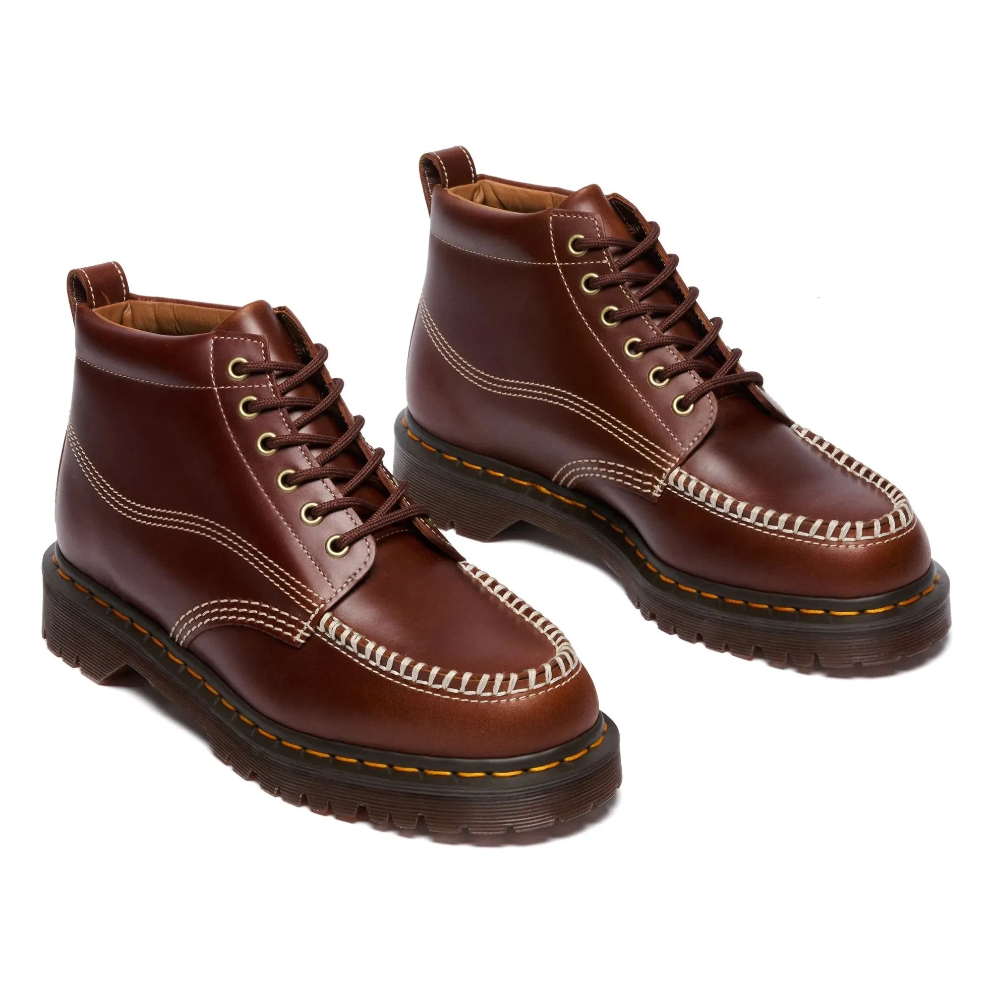 Dr. Martens – Geschnürte Boots Lowell Chukka | Braun