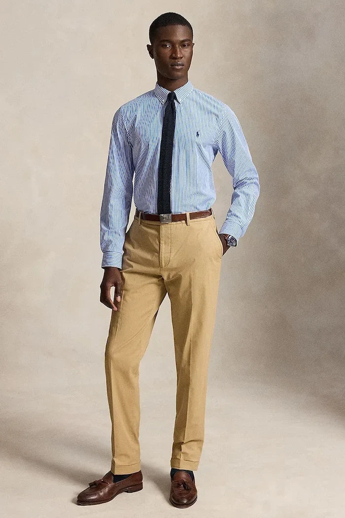 Polo Ralph Lauren erkek pamuklu elastanlı gömlek