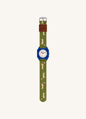 Mini Kyomo - Teckels Uhr - Mini Kyomo x Taxi Brousse | Haki