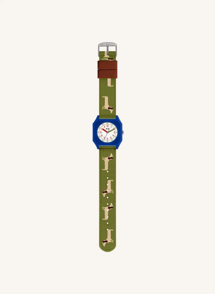 Mini Kyomo - Teckels Uhr - Mini Kyomo x Taxi Brousse | Haki