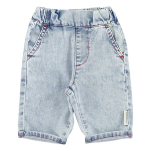 Piupiuchick – Jeans mit geradem Bein für Babys | Washed Blue