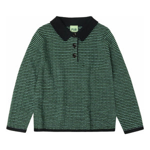 FUB - Merinos yün polo tişört | Yeşil