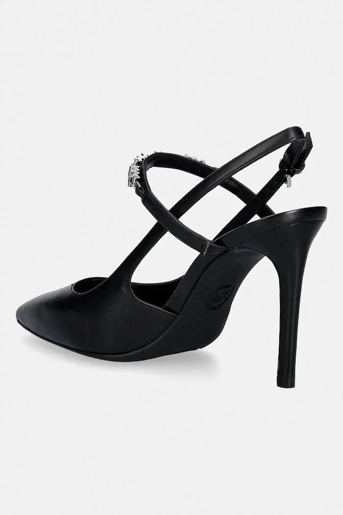 MICHAEL Michael Kors Dina Flex High Sling Pump Deri İnce Topuklu Ayakkabı