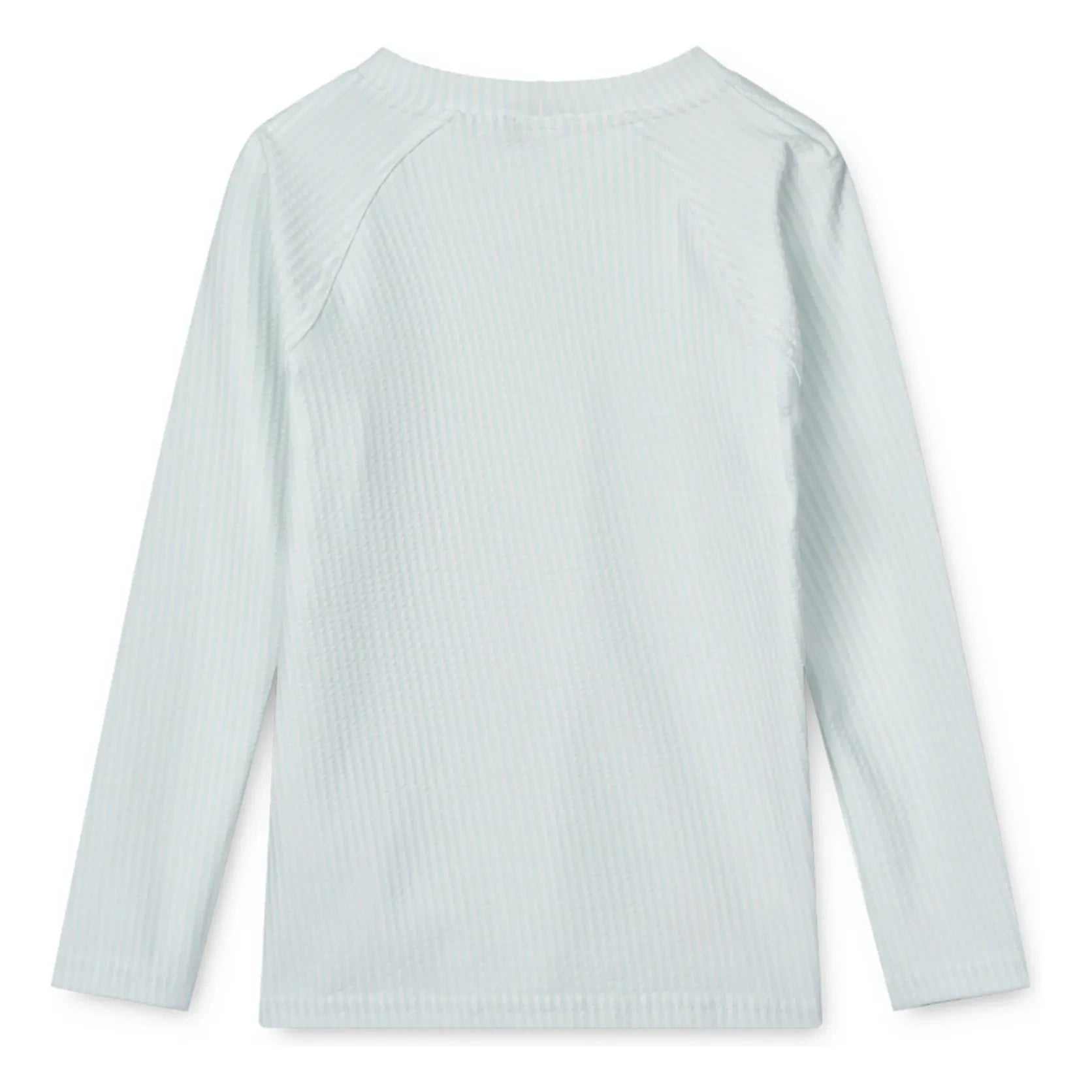 Liewood – Noah Seersucker UV-Schutz-T-Shirt | Hellblau