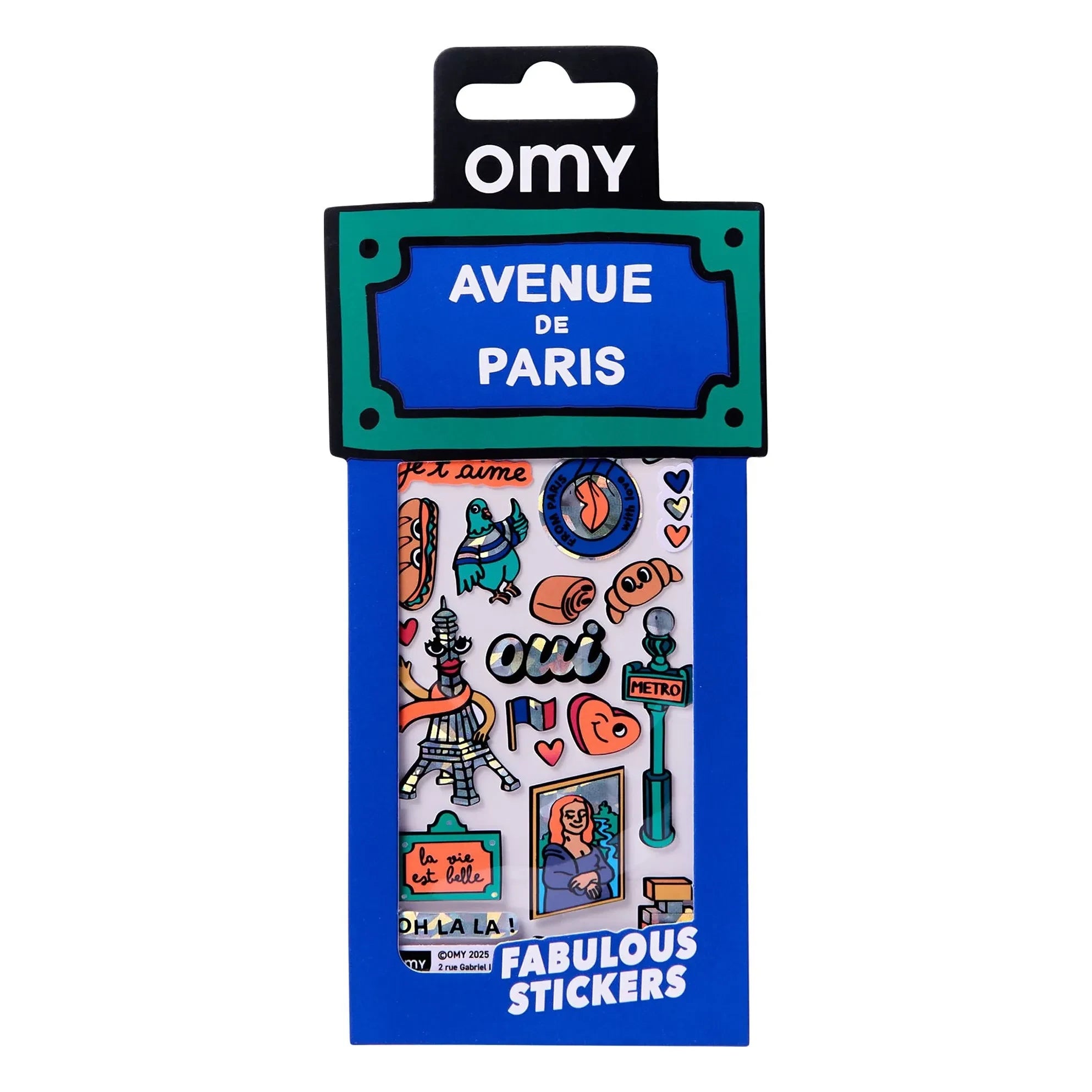 Omy - Ikonische Paris Sticker