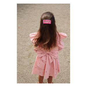 Konges Sløjd - Evia Cerises Kleid mit Schleife | Rosa