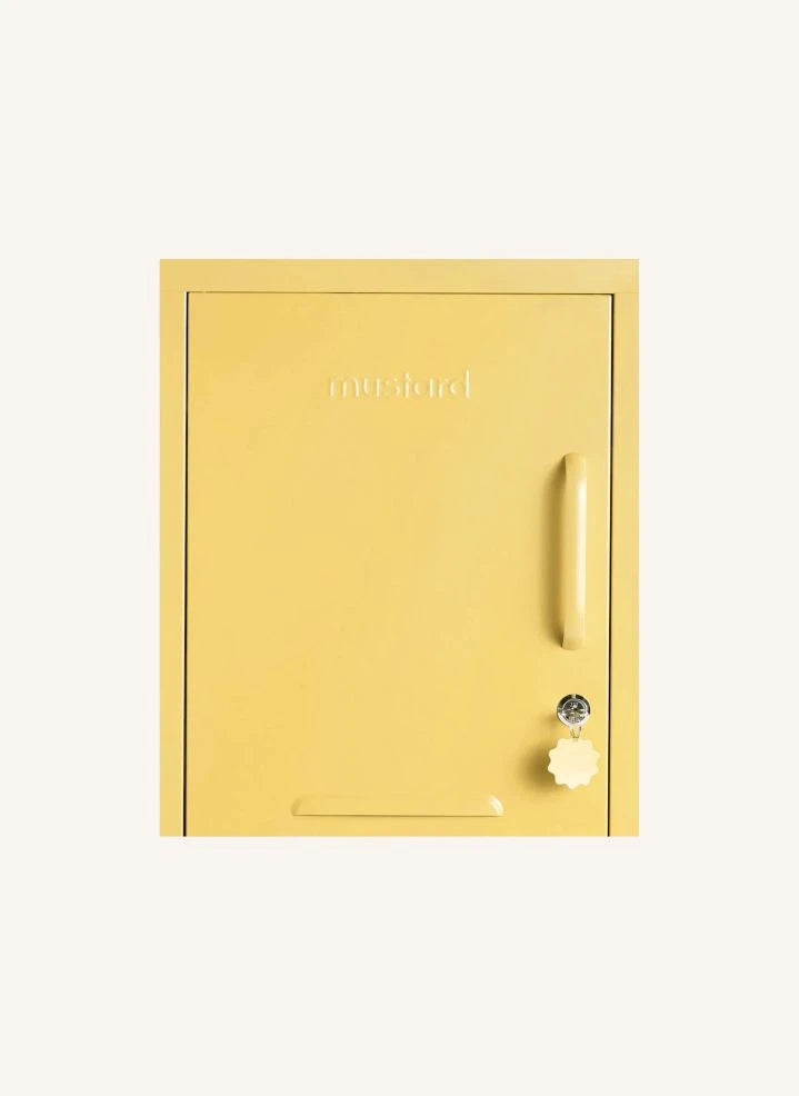 Mustard Made - Kurze Metallkommode | Verblasstes Gelb
