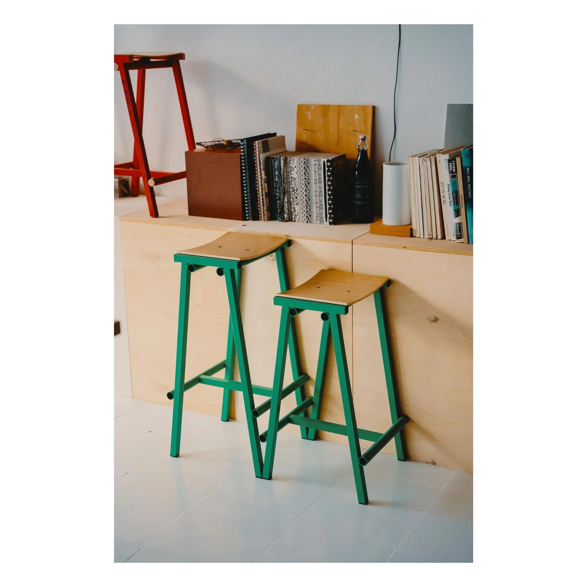 Hay - 65 cm hoher Barhocker 8 | Grün