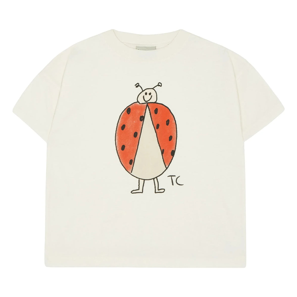 The Campamento - Coccinelle Oversize T-Shirt Bio-Baumwolle | Ecru