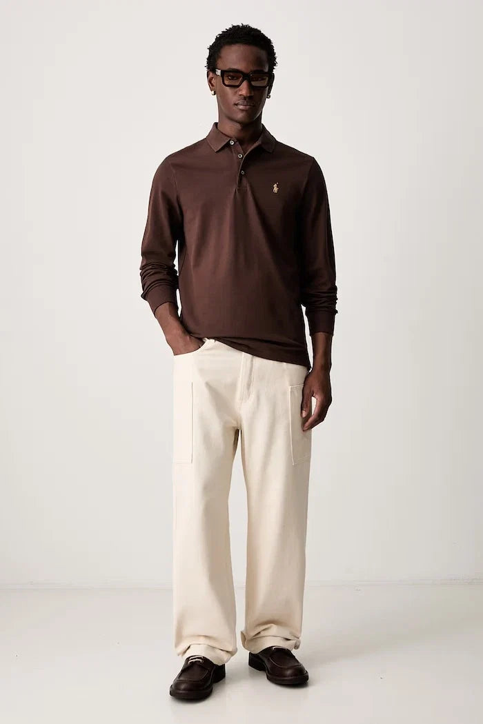 Polo Ralph Lauren Erkek Uzun Kollu Pamuklu Elastan Bluz
