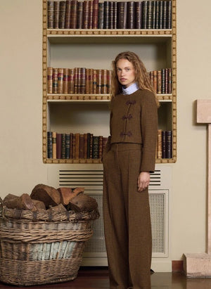 Maria de la Orden - Joséphine Yun-Tweed Jacke | Beige Braun