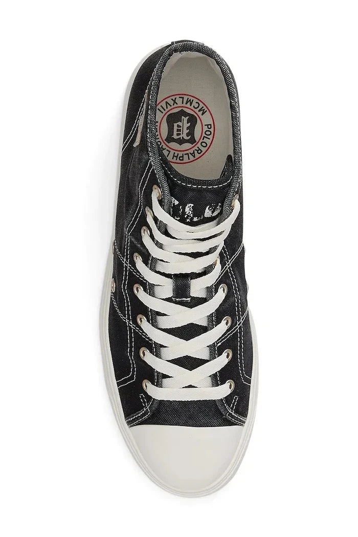 Polo Ralph Lauren Ayers Mid Yüksek Nubuk Erkek Sneaker