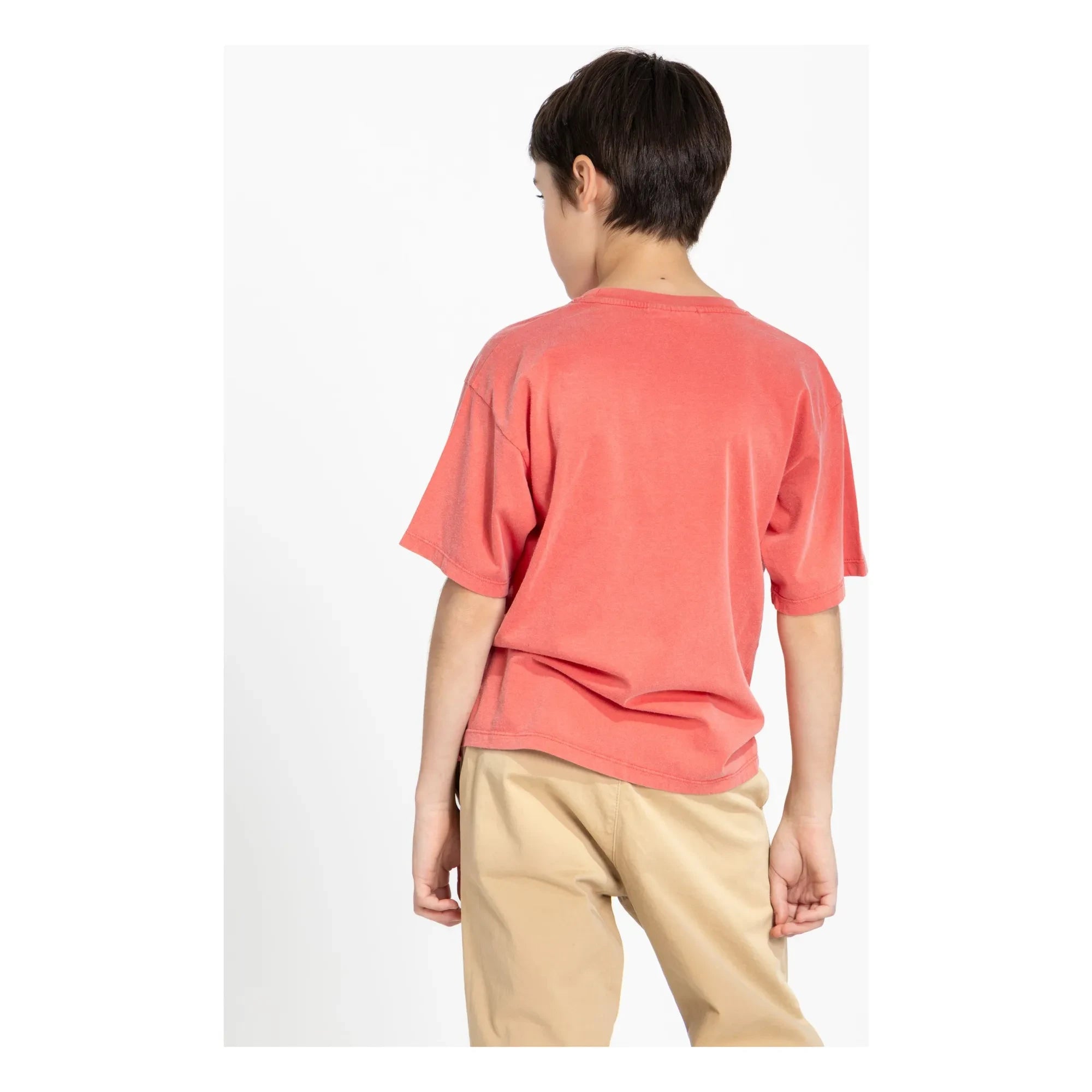 Smallable Kid - Nils Bio-Baumwoll-T-Shirt | Dunkelrot