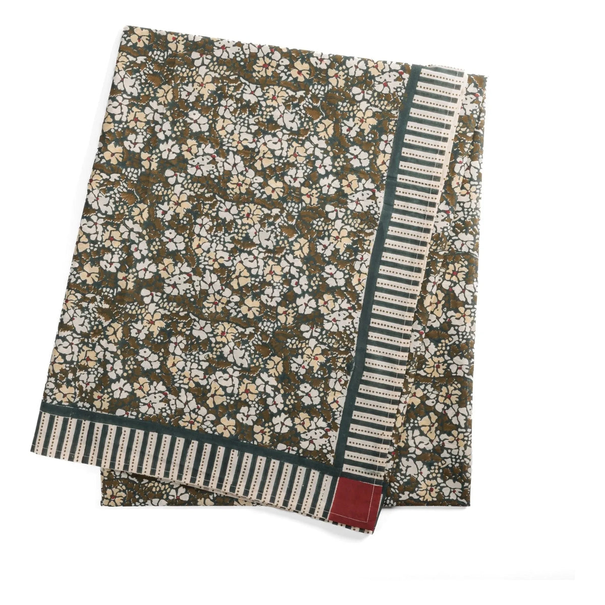 Le Monde Sauvage – Impr. Khaki-Baumwoll-Tischdecke