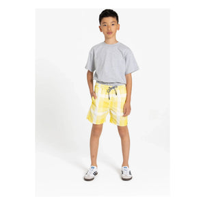 Finger in the nose - Freeboy Carreaux Badeshorts | Blassgelb