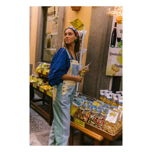 Favorite People - Sicilia Colour-Block Latzhose - Damenkollektion | Blau