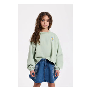Hundred Pieces - Belmont органik pamuklu sweatshirt | Adaçayı