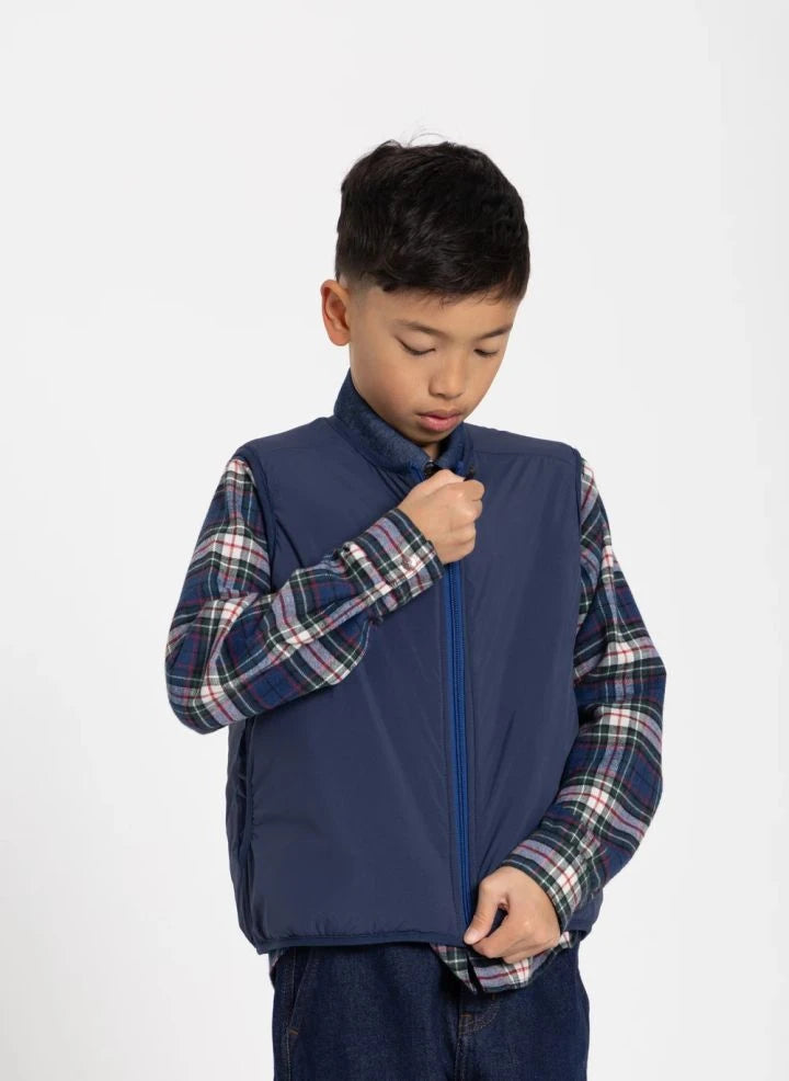 Finger in the nose - Peasy Sherpa ärmellose Jacke | Königsblau