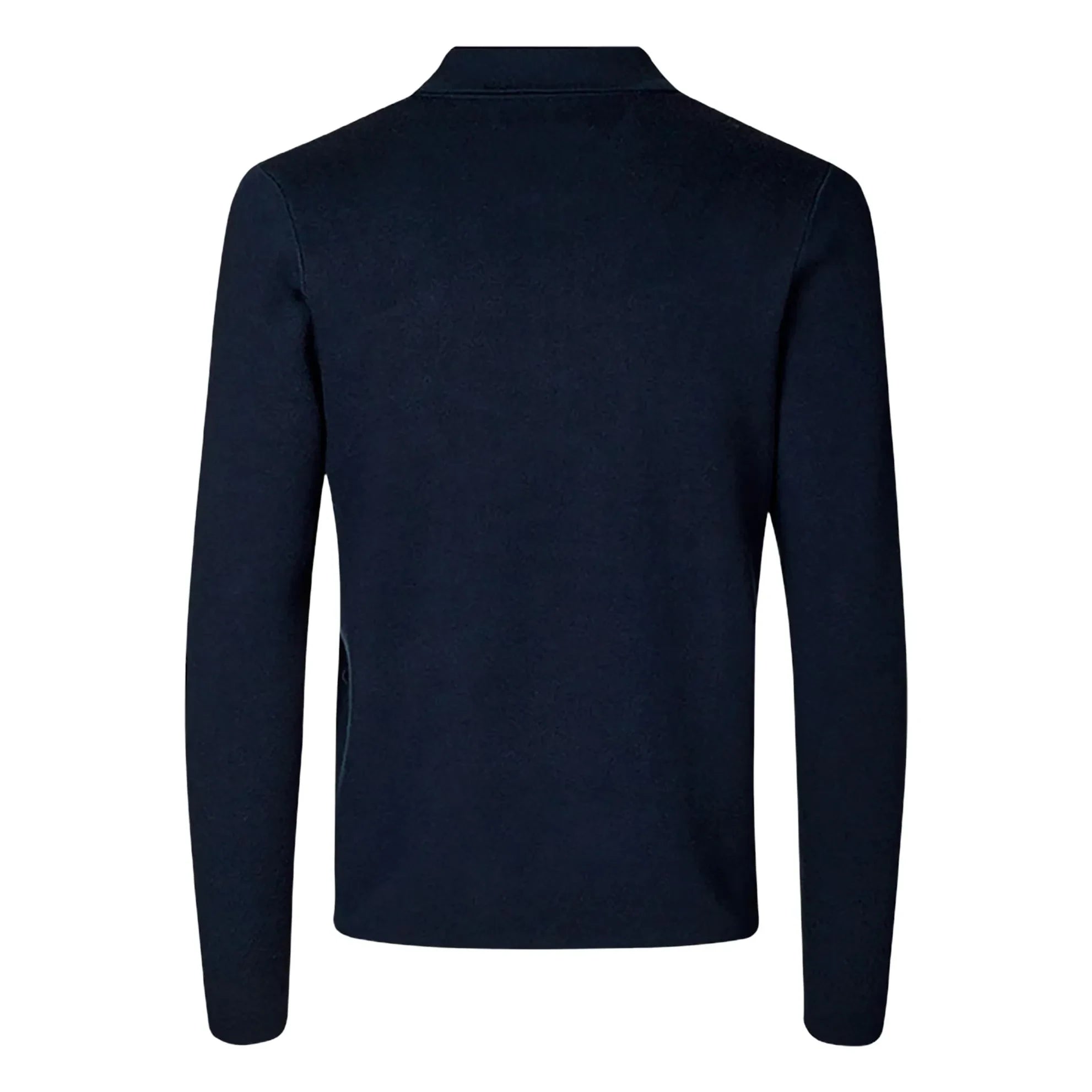 Samsoe Samsoe - Guna Langarm Halbzip Polo Shirt | Marineblau
