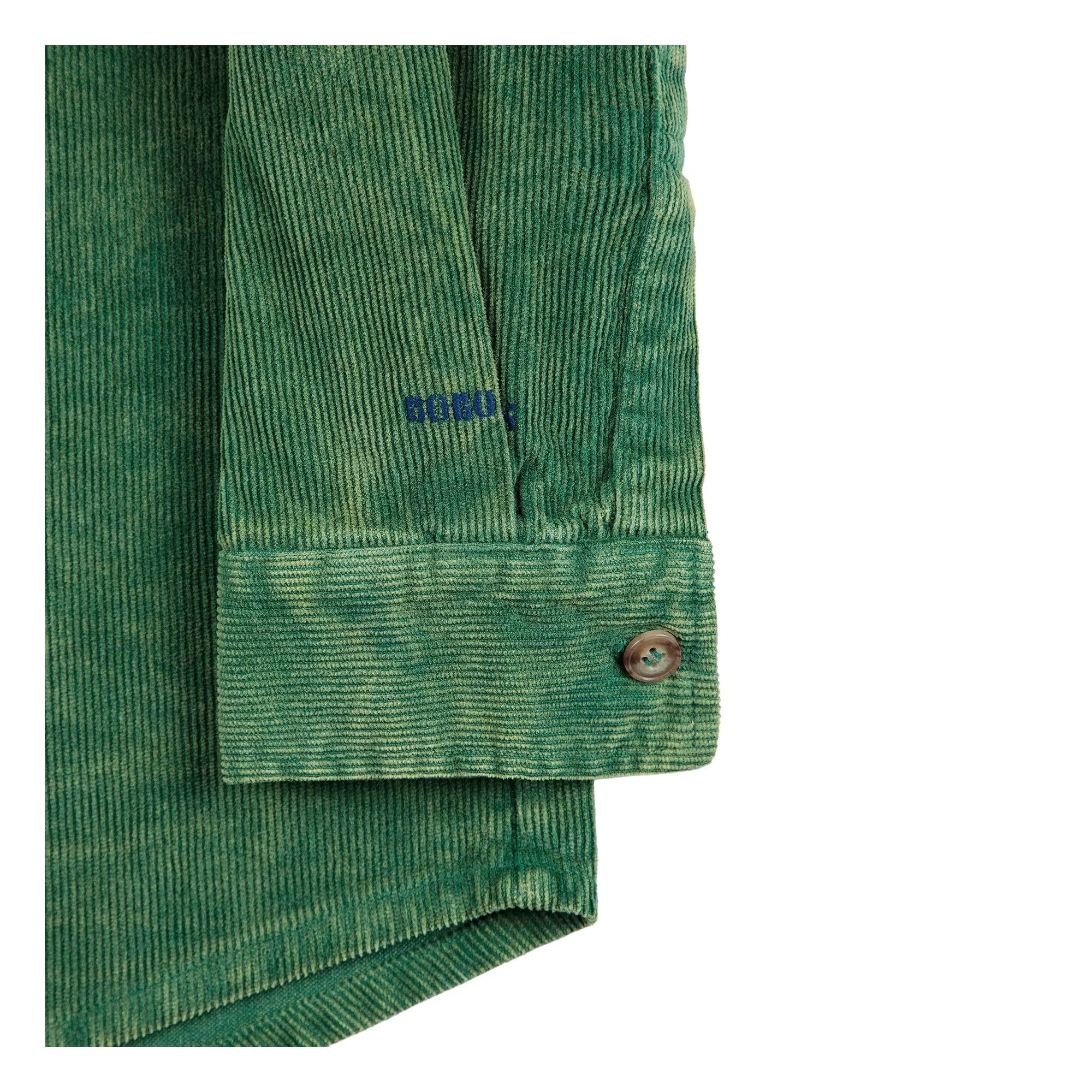 Bobo Choses - Samt-Yoke-Bluse | Grün