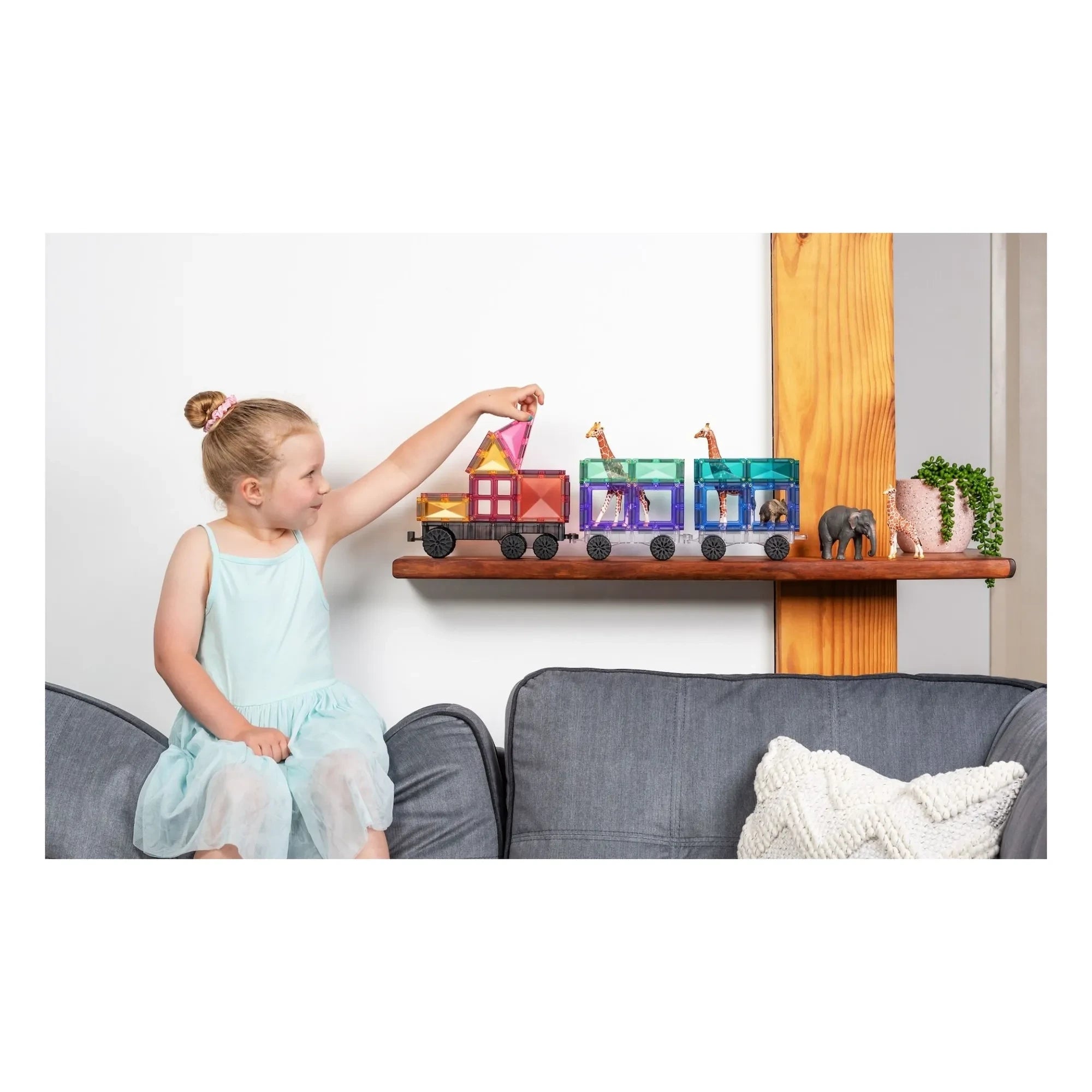 Connetix - Transport-Set - 50 Teile | Pastell