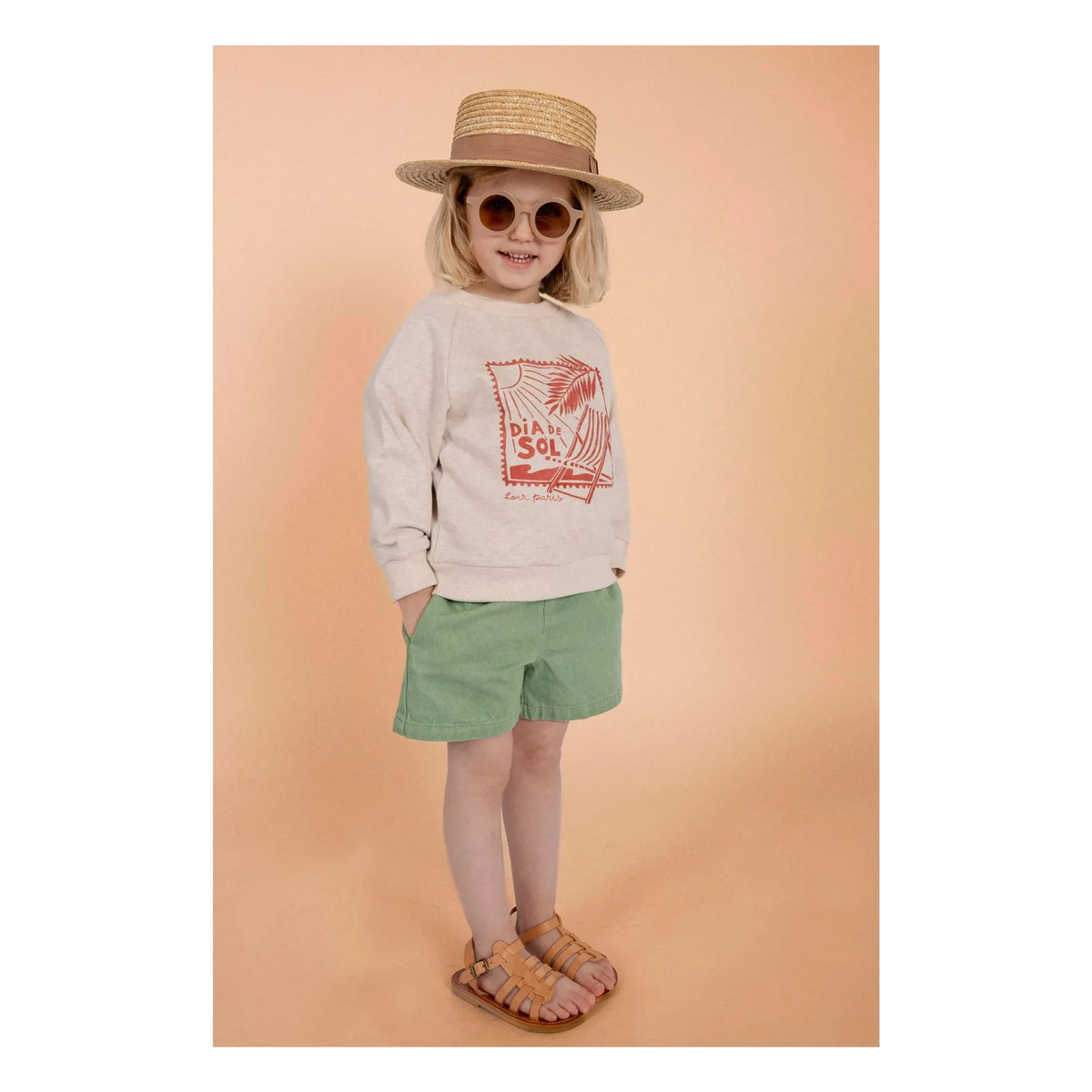 Loir - Sweat Dia Del Sol meliert | Ecru