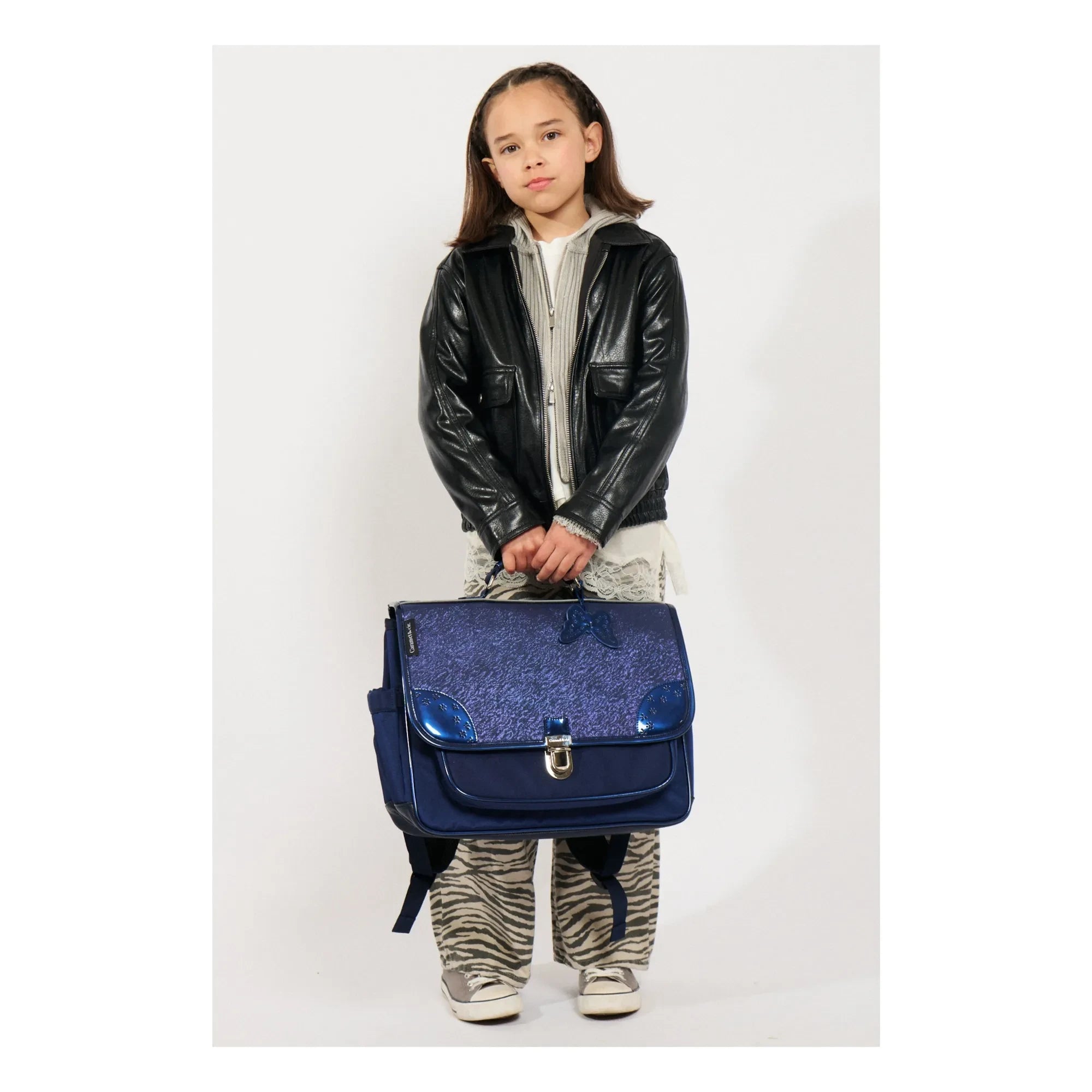 Caramel & Cie - Oxford Schultasche | Blau