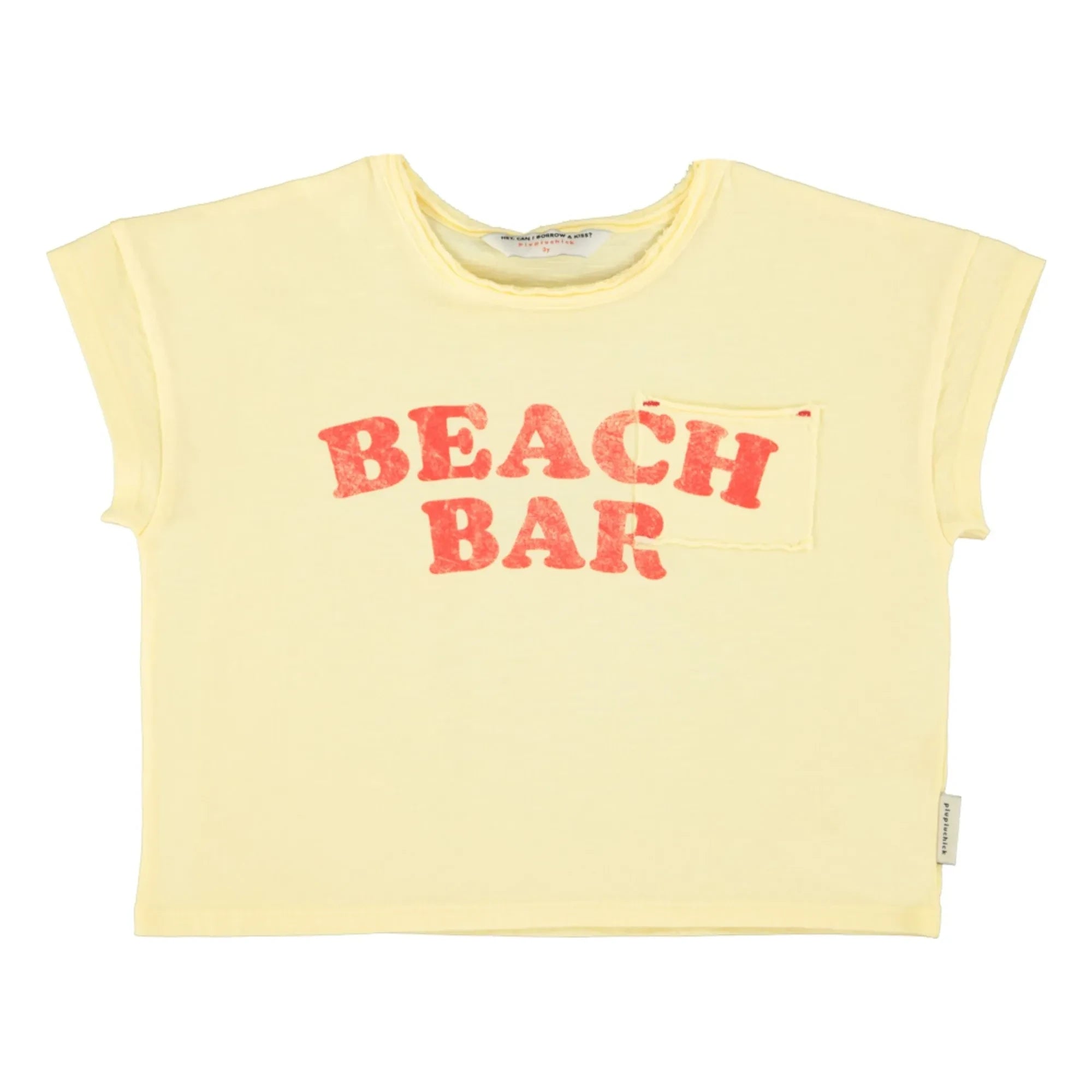 Piupiuchick - T-Shirt „Strandbar“ | Gelb