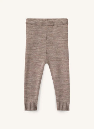 Copenhagen Colors - Merinos Yünlü Hırka ve Tayt Seti | Taupe Brown