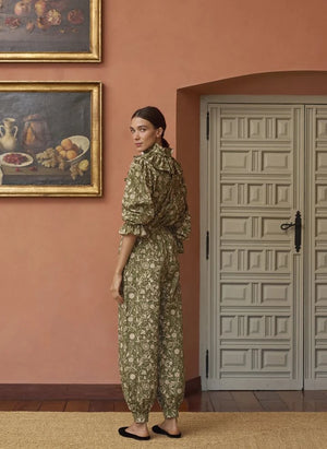 Maria de la Orden - Barbara Cotton Bluse | Oliv