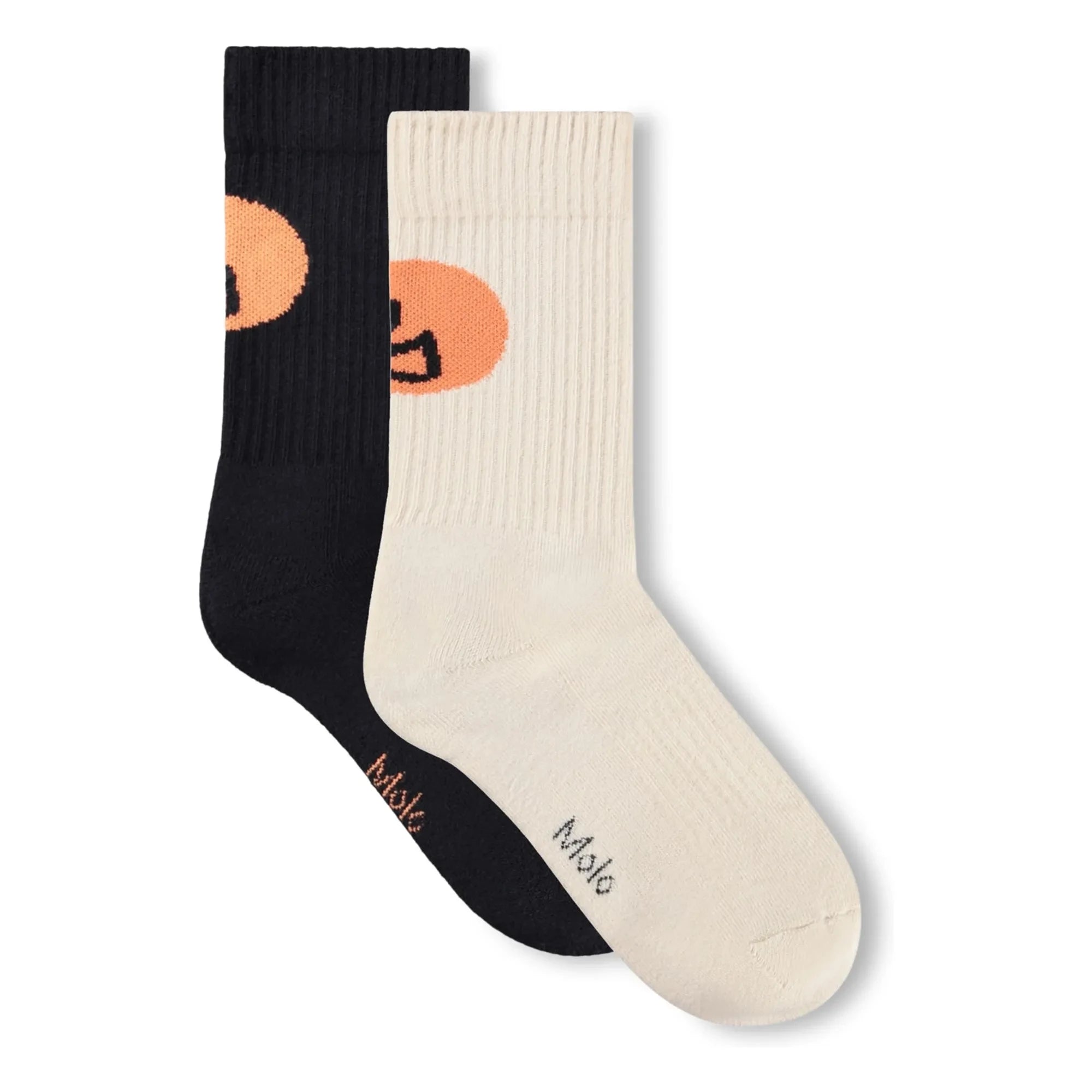Molo – 2er-Set Socken mit springenden Norman-Bällen | Ecru