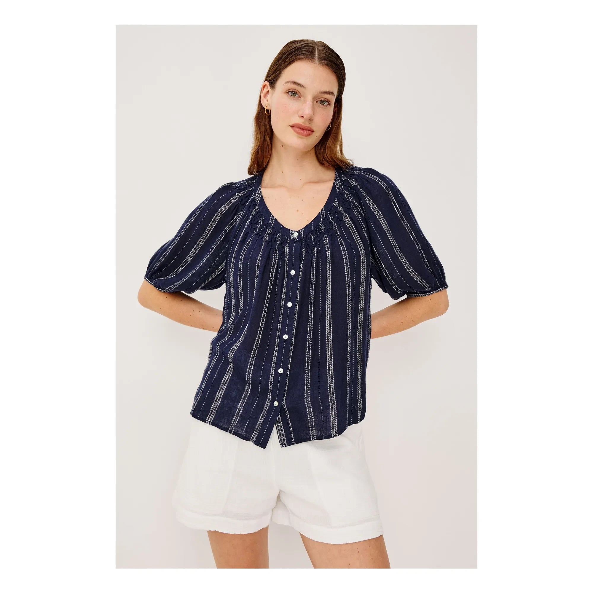 Rails - Gestreifte Bluse Rix | Marineblau