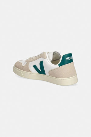 Deri spor ayakkabı Veja Small V-10 Laces