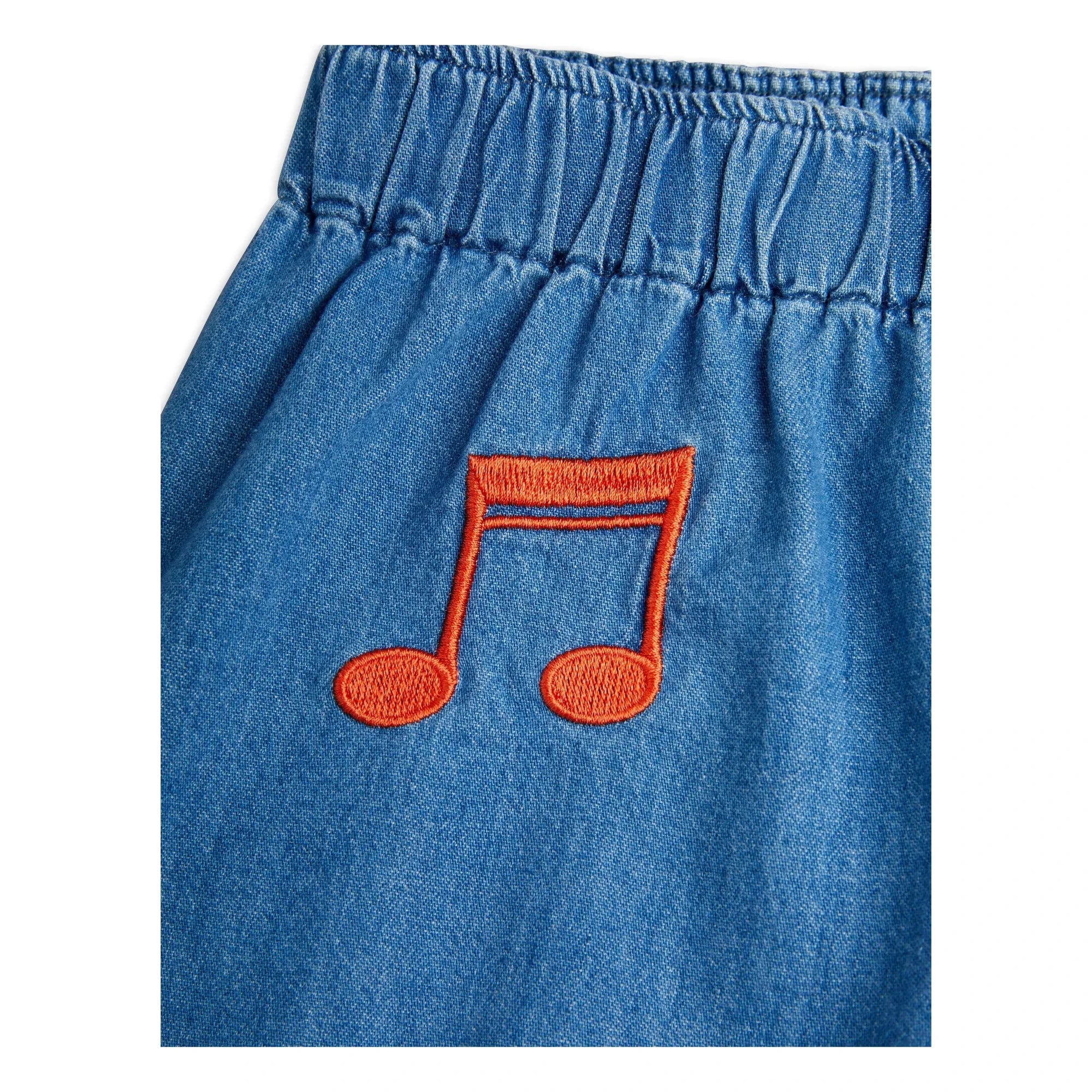 Mini Rodini - Kurze Denim-Shorts | Blau