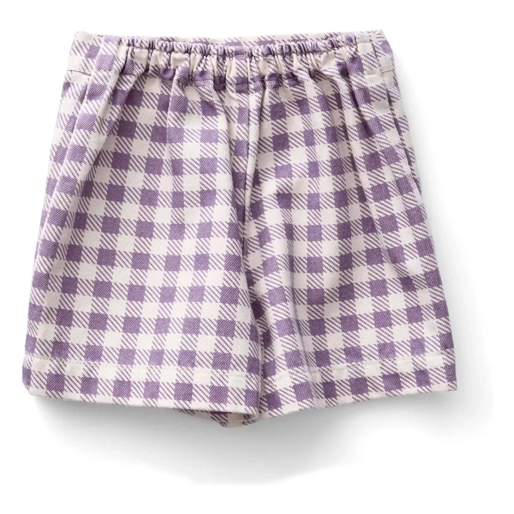 Soor Ploom - Karierter Minirock in Oliv | Lila