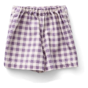 Soor Ploom - Karierter Minirock in Oliv | Lila