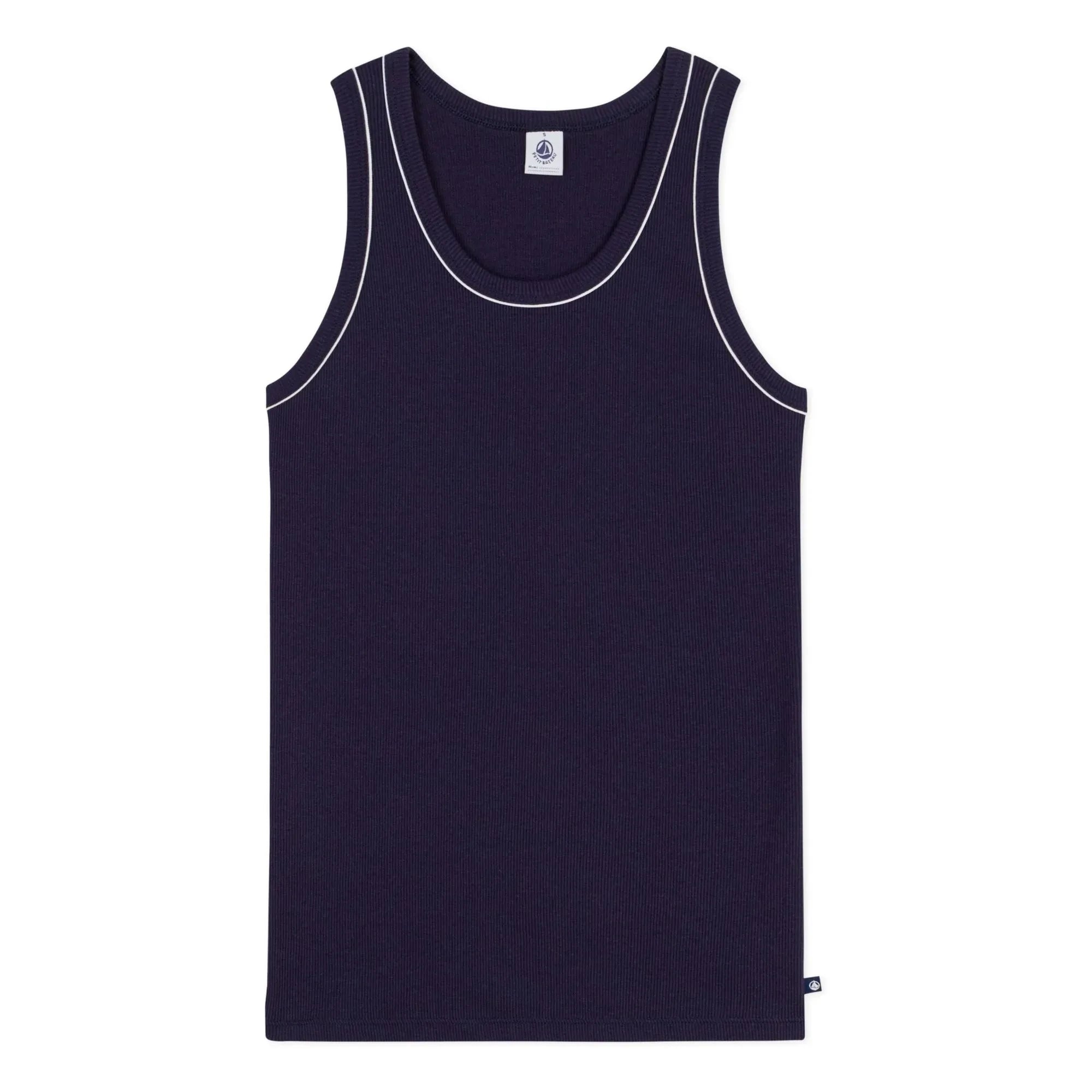 Petit Bateau - Geripptes Tanktop | Marine