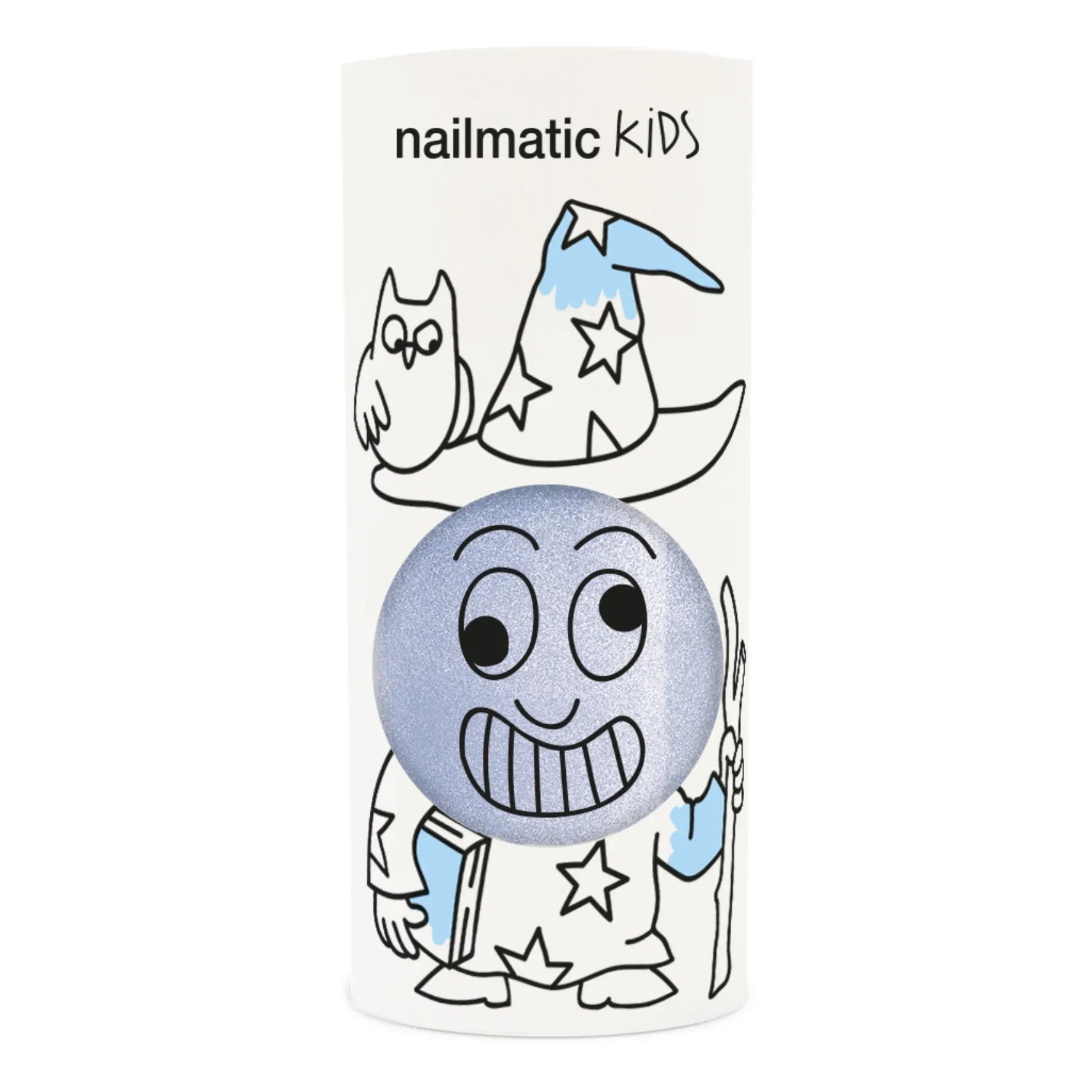 Nailmatic Kids - Merlin Işıltılı Oje - 8 ml | Mavi