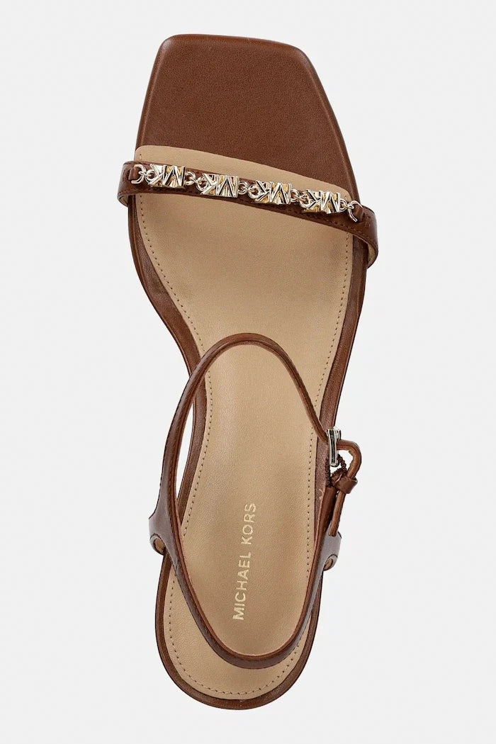 MICHAEL Michael Kors Dina Kitten Sandal Deri Sandalet