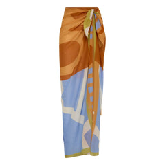 Soleil Soleil – Quadratischer Pareo | Blau
