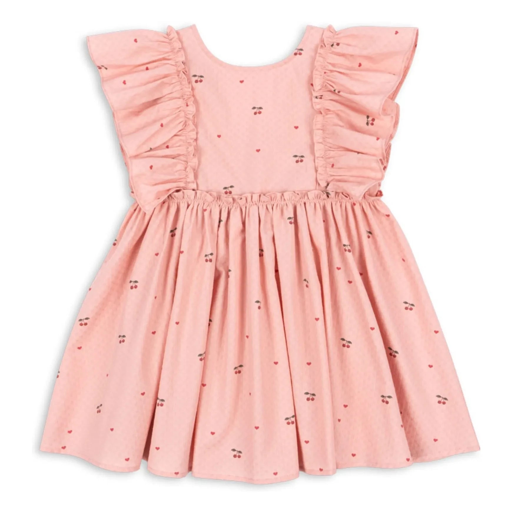 Konges Sløjd - Evia Cerises Kleid mit Schleife | Rosa