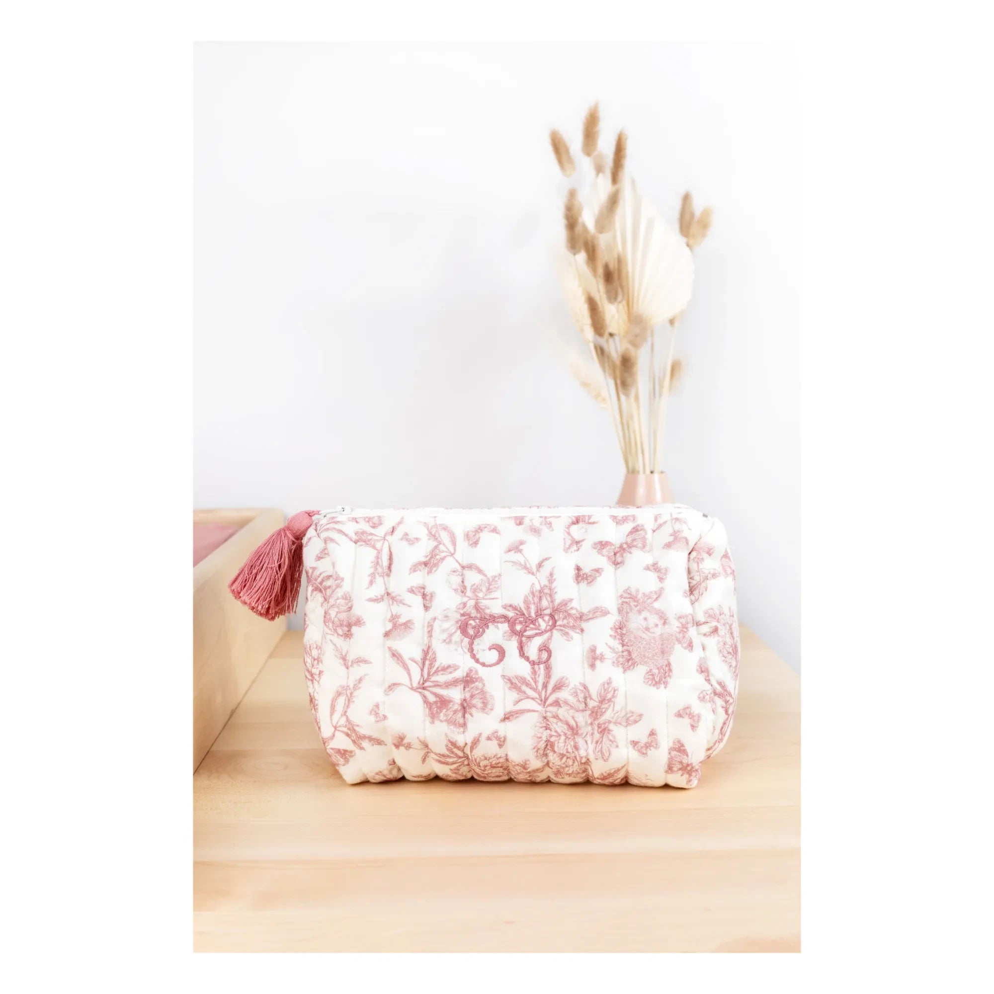 Tartine et Chocolat - Toile de Jouy Makyaj Çantası | Şeftali